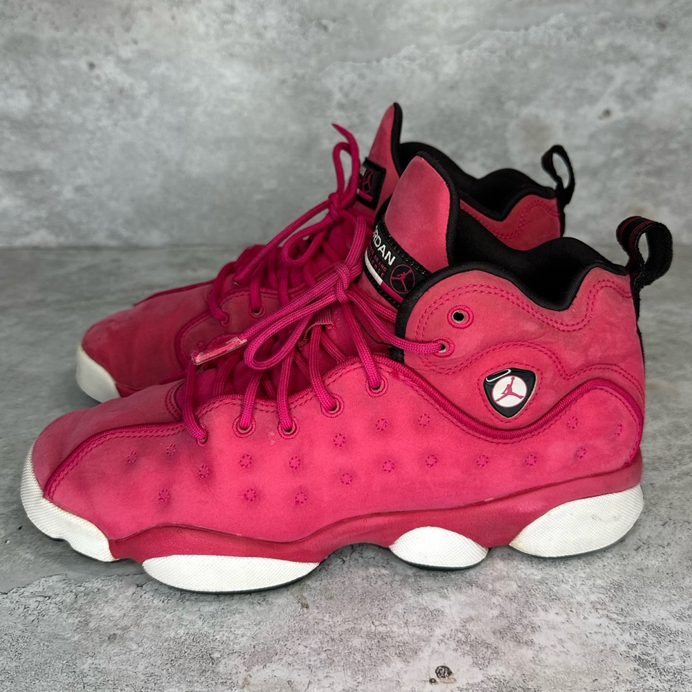NIKE Jordan Jumpman Team II‎ GG Rush Pink/Black (820276 600) US Size 6.5Y